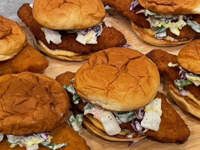 Fried Flounder Sandwich