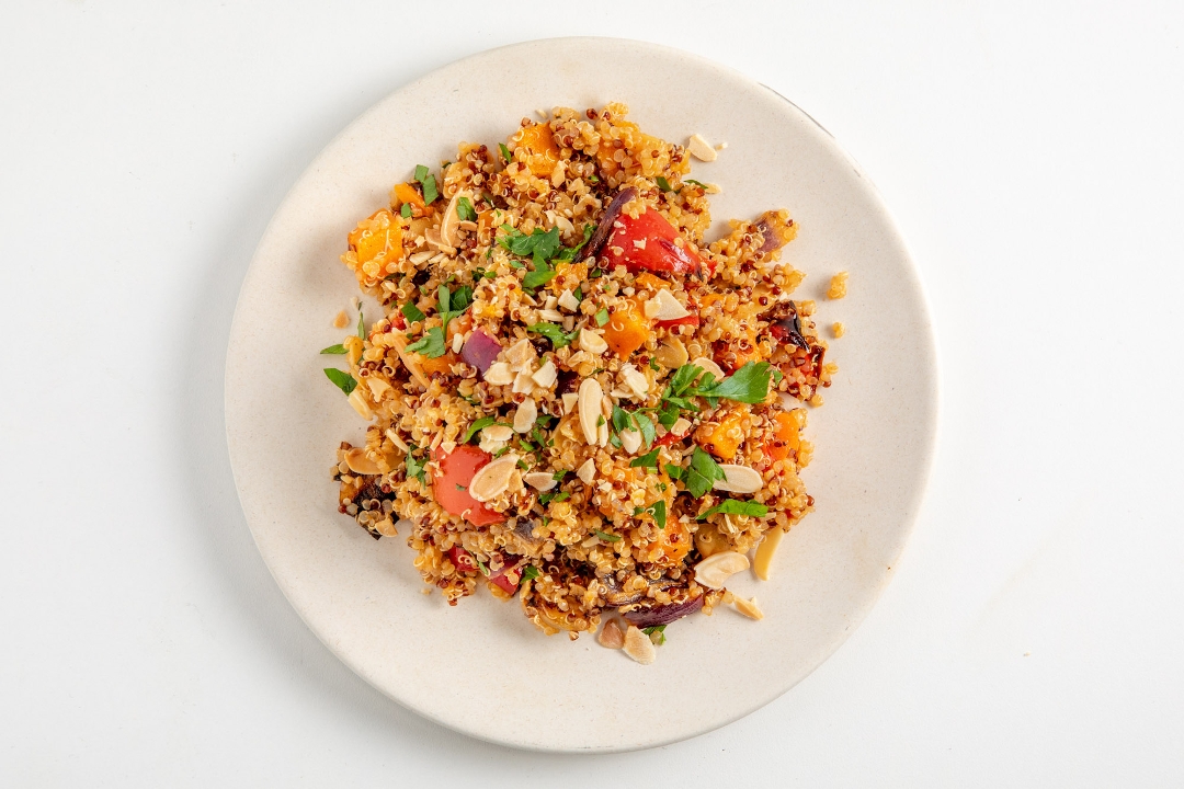 Romesco Quinoa w/ Roasted Vegetables