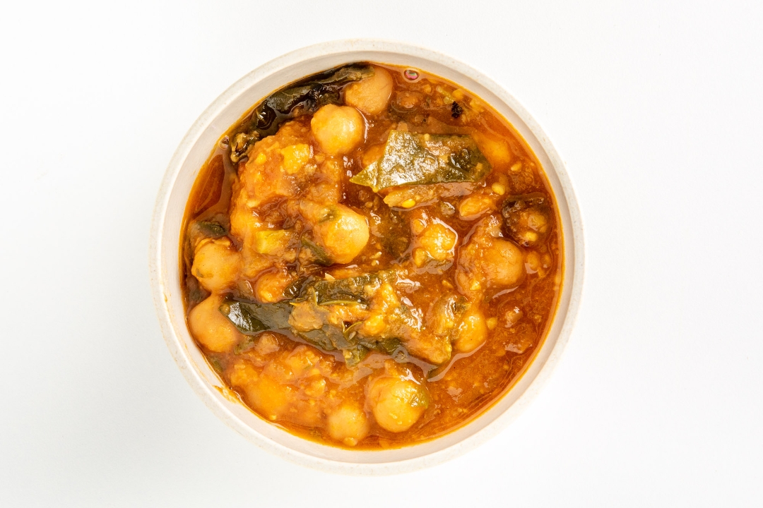 Chickpea Chole w/ Collards