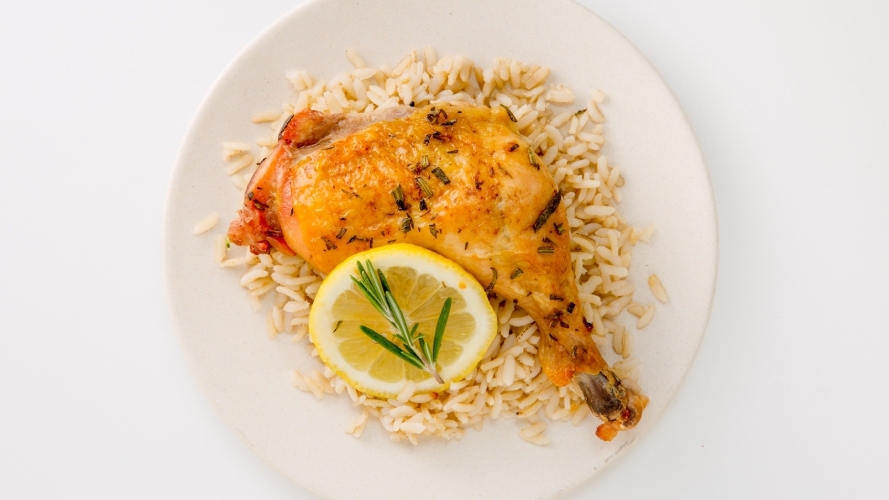 Lemon Herb Brined Chicken Leg/Thigh