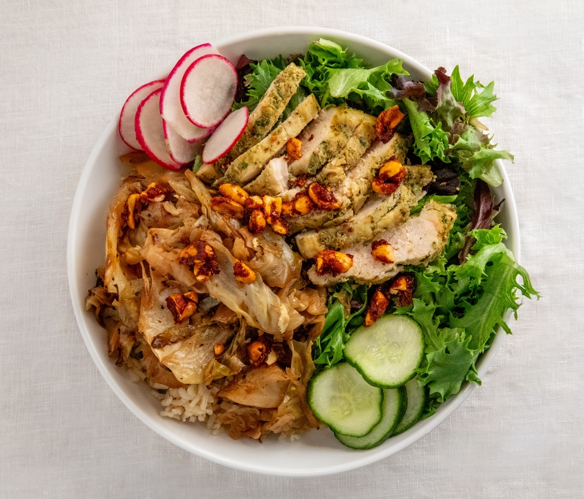 Roasted Chicken Breast & Soy Ginger Vinaigrette