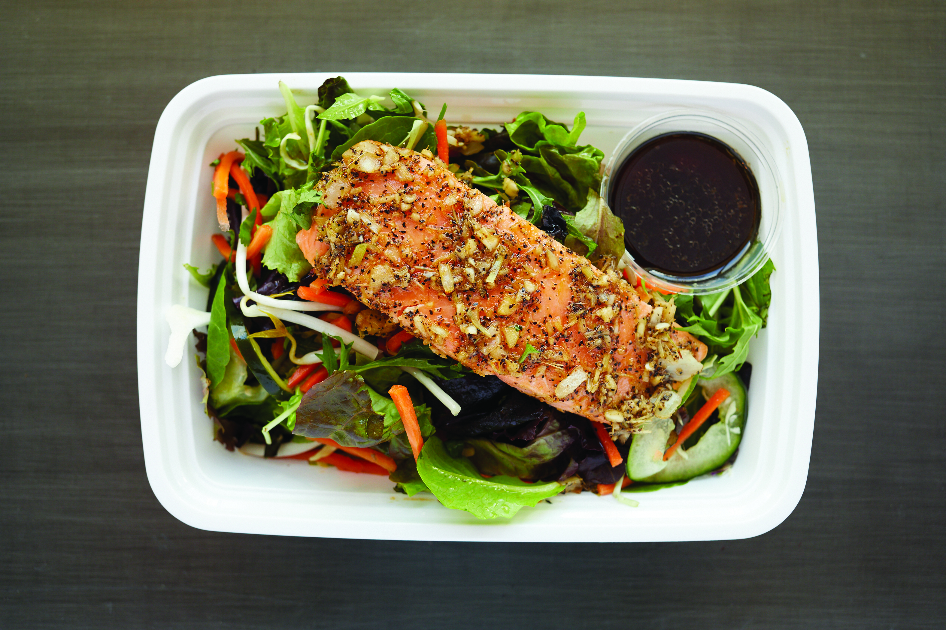 Lemongrass Salmon Salad