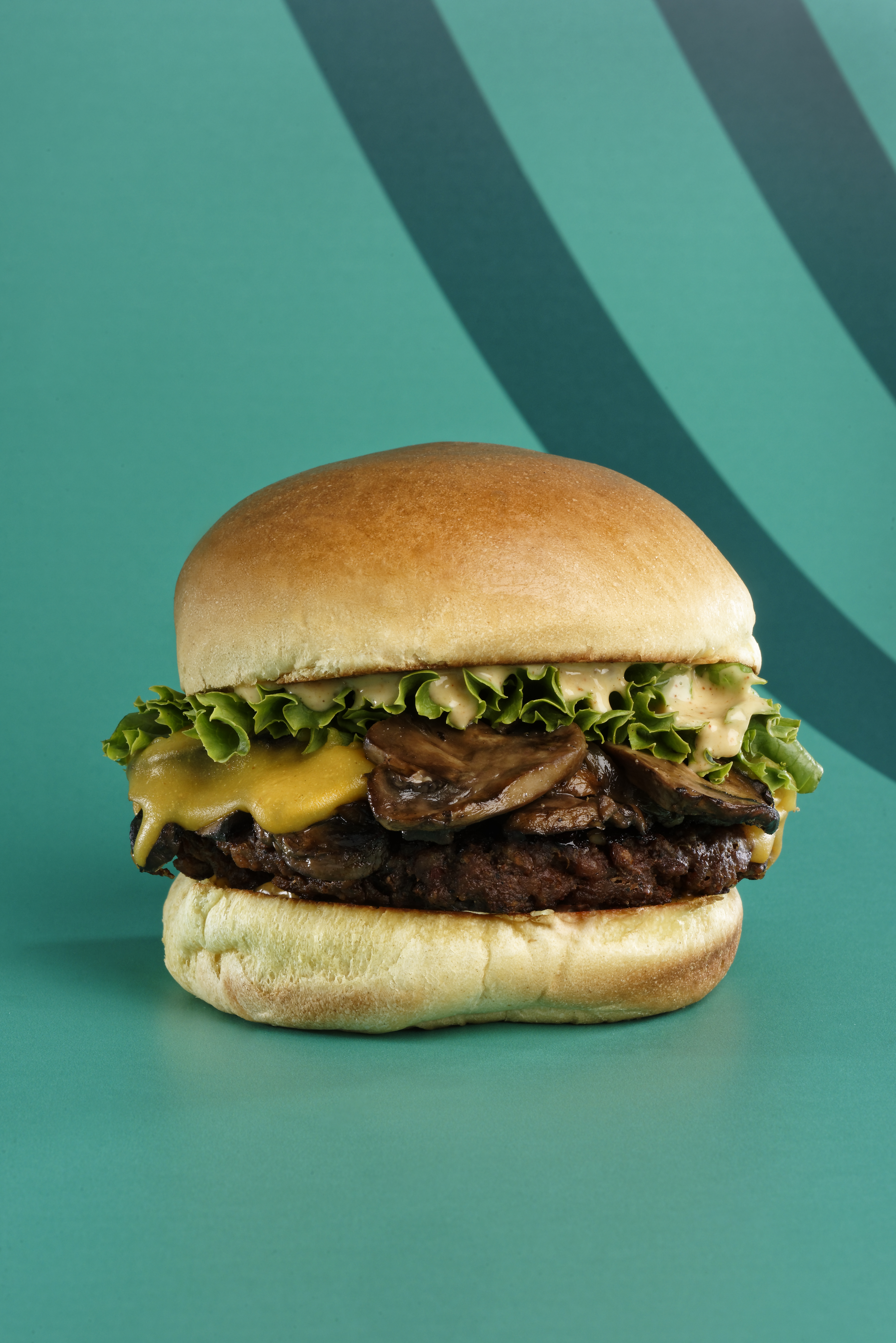 Creamy Mushroom Burger
