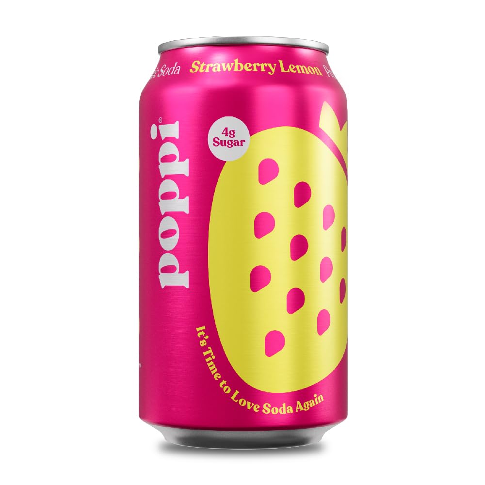 POPPI SODA, Strawberry Lemonade