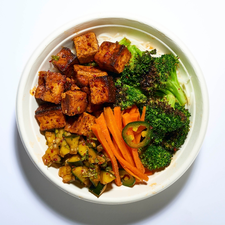 Chili Tofu Noodle Bowl (V)