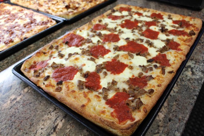 Mediterranean Focaccia Slice