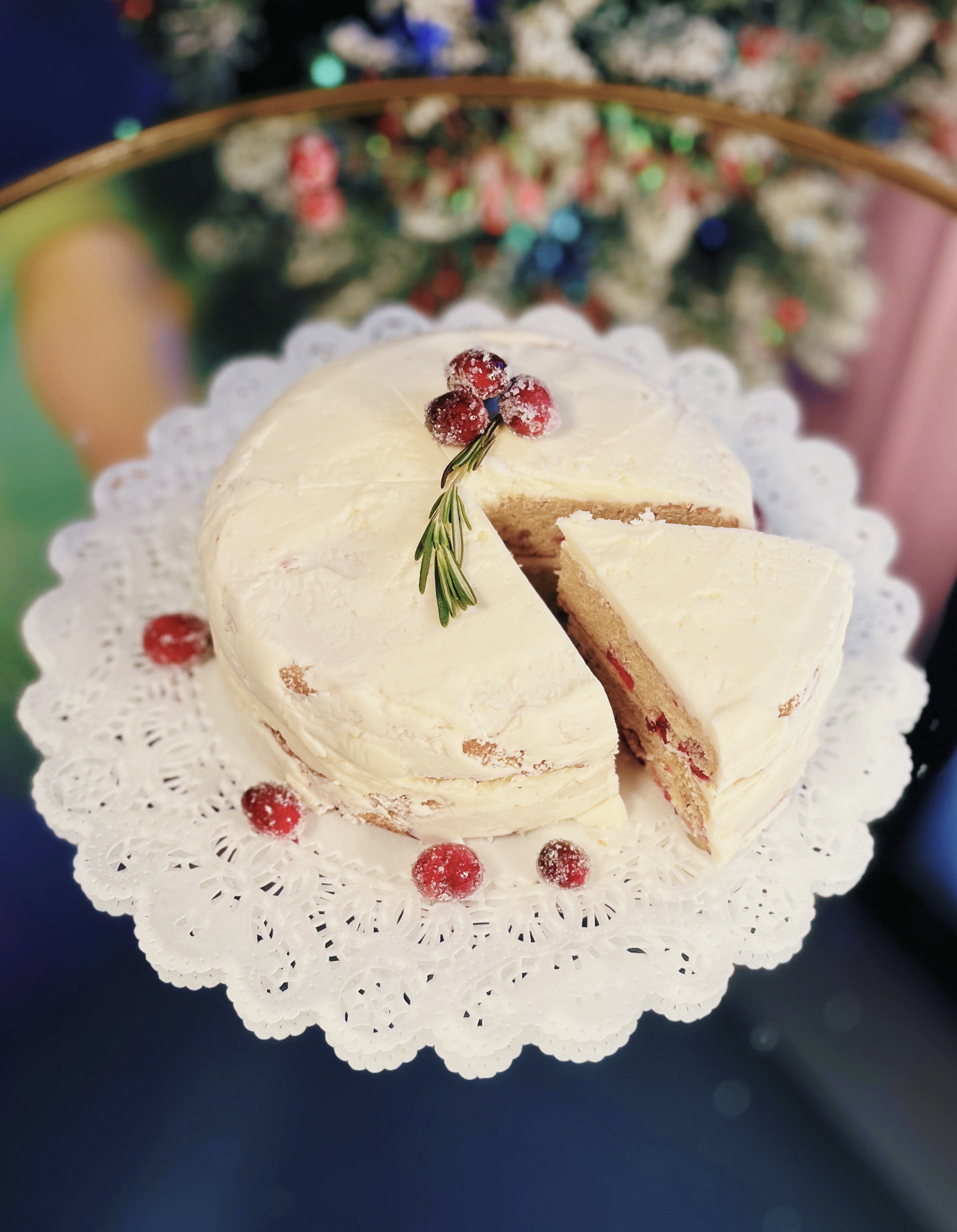 Pre-Order Sparkling Cranberry Cake