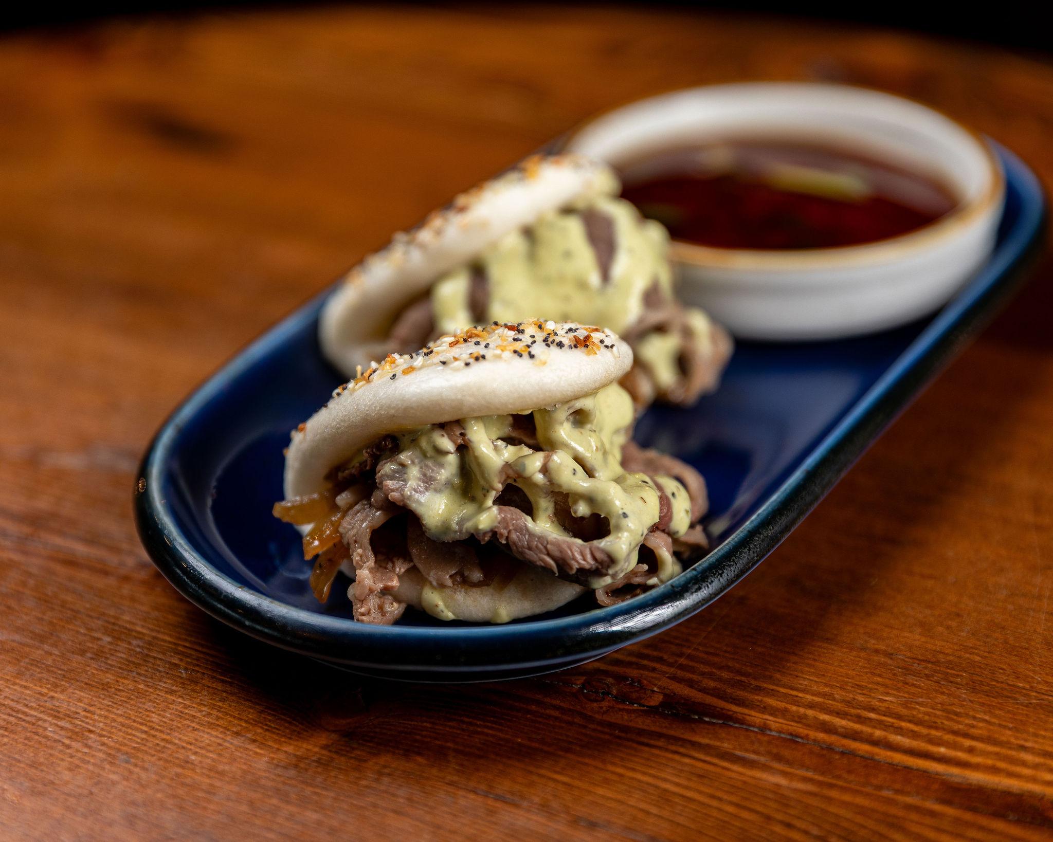 French Dip Bao Buns