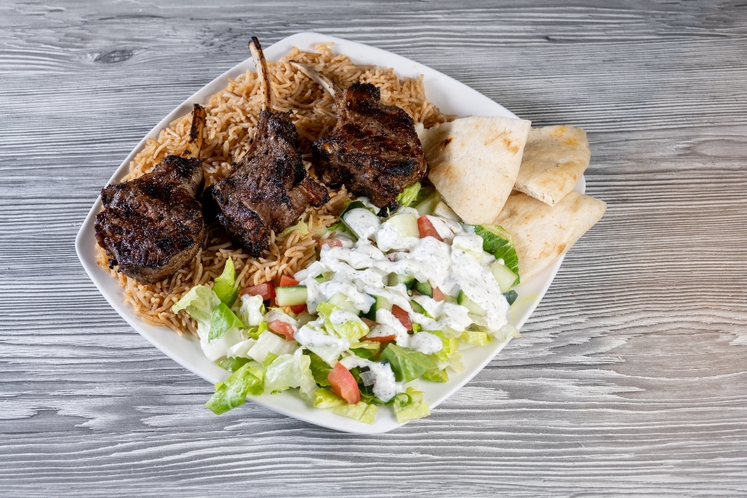 Lamb Chops Rice Plate
