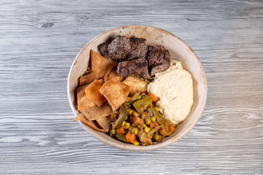 Beef Kabob Rice Bowl